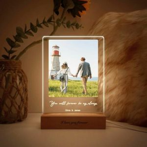 Lamps |   Personalized Picture Acrylic Lamp Interesting Present For Couples Home & Living Lamps