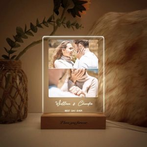 Lamps |   Personalized Picture Acrylic Lamp Precious Valentine’s Day Gift Home & Living Lamps