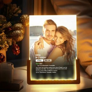 Lamps |   Personalized Picture Acrylic Lamp Stylish Present For Couples Home & Living Lamps