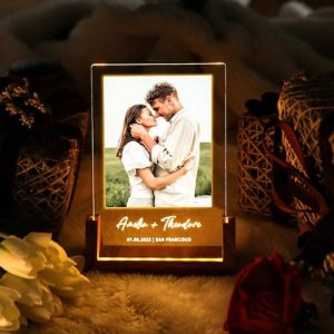 Lamps |   Personalized Picture Acrylic Lamp Stylish Present For Valentine’s Day Home & Living Lamps