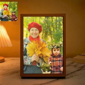 Lamps |   Personalized Picture Frame Lamp Creative Gift For Grandma Home & Living Lamps