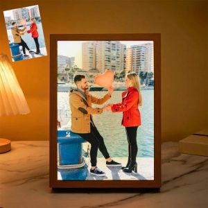 Lamps |   Personalized Picture Frame Lamp Romantic Present For Couples Home & Living Lamps