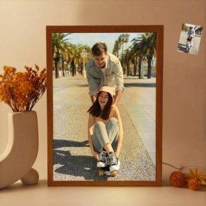 Lamps |   Personalized Picture Frame Lamp Sweet Gift For Valentine’s Day Home & Living Lamps