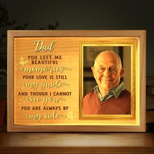 Lamps |   Personalized Picture Night Light Best Gift For Father’s Day "You Are Always By My Side" Home & Living Lamps