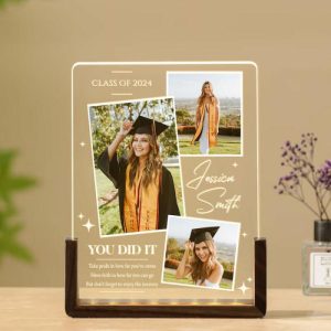 Lamps |   Personalized Picture Night Light Book Shaped Best Gift For Graduation Home & Living Lamps