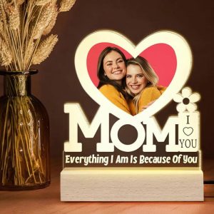 Lamps |   Personalized Picture Night Light Creative Mother’s Day Gift "Everything I Am" Home & Living Lamps