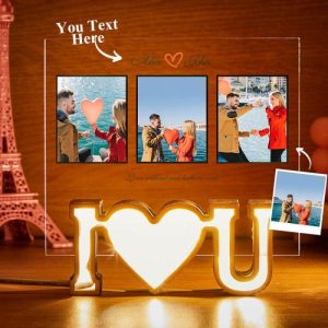 Lamps |   Personalized Picture Night Light Creative Present For Valentine’s Day "I Love You" Home & Living Lamps