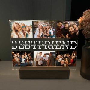 Lamps |   Personalized Picture Night Light Simple Gift For Graduation "Best Friend" Home & Living Lamps