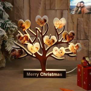 Lamps |   Personalized Picture Night Light Tree Shaped Creative Present For Couples Home & Living Lamps