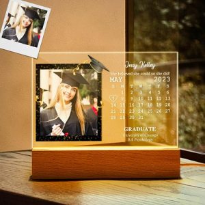 Lamps |   Personalized Picture Night Light With Custom Date Funny Gift For Graduation Home & Living Lamps