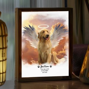 Lamps |   Personalized Picture Night Light With Custom Name Pattern Creative Gift For Pet Lover Home & Living Lamps