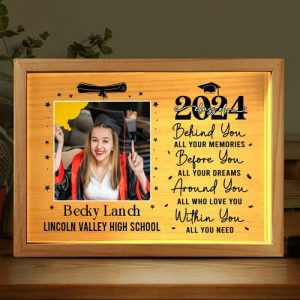 Lamps |   Personalized Picture Night Light With Custom Name Perfect Present For Graduation Home & Living Lamps