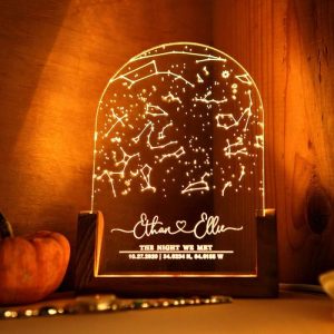 Lamps |   Personalized Star Map Acrylic Lamp Warm Valentine’s Day Gift Home & Living Lamps