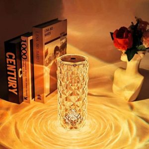 Lamps |   Rechargeable Crystal Table Lamp With Touch Control For Home Decoration Home & Living Lamps