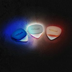 Lamps |   Rechargeable Glow Guitar Pick Best Gift For Friend Home & Living blue