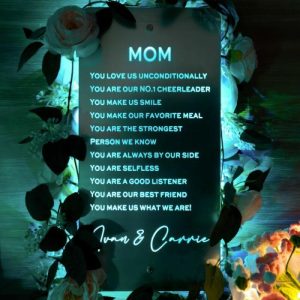 Lamps |   "The Reason I Love You Mom"Personalized Luminous Mirror Mother’s Day Gift Home & Living Lamps