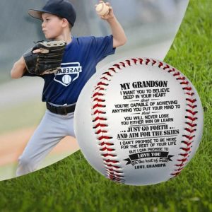 Ornaments |   Baseball Gift For Grandchild With Encouraging Words Home & Living Ornaments