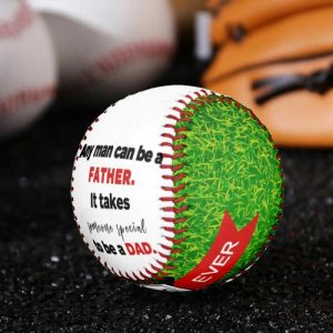 Ornaments |   "Best Dad Ever" Personalized Baseball Gift For Dad Home & Living Ornaments