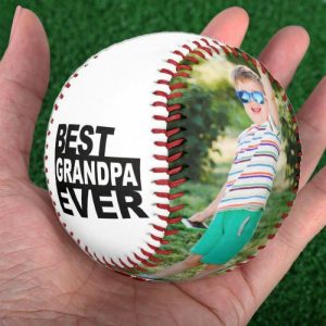 Ornaments |   "Best Grandpa Ever" Customized Baseball Gifts For Grandfather Home & Living Ornaments