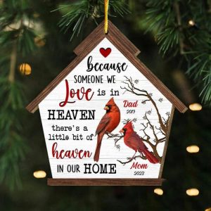 Ornaments |   Cardinal Memorial Christmas Gift Ornaments For Loved Ones Home & Living Ornaments