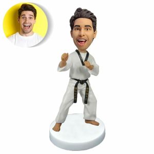 Ornaments |   Custom Bobblehead Custom Face Taekwondo Gift For Him Home & Living Ornaments