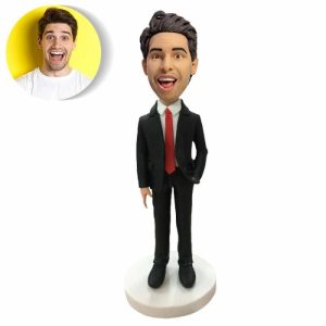 Ornaments |   Custom Bobblehead Customized Face Suit For Men As A Gift For Him Home & Living Ornaments