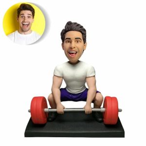 Ornaments |   Custom Bobblehead Customized Facial Fitness Men’s Gift For Him Home & Living Ornaments