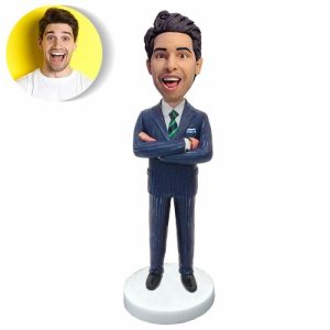 Ornaments |   Custom Bobblehead Gift For Boss In Suit Home & Living Ornaments