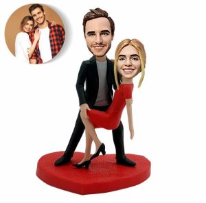 Ornaments |   Custom Bobblehead Gift From Dancing Couple Home & Living Ornaments