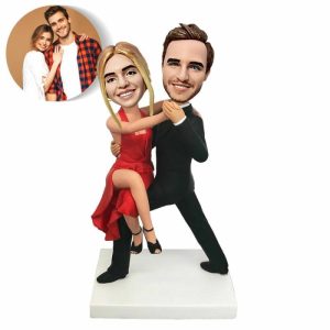 Ornaments |   Custom Bobblehead Gift From Dancing Couple Home & Living Ornaments