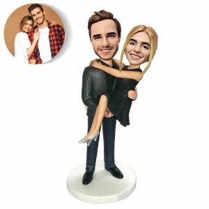 Ornaments |   Custom Bobblehead Intimate Couple Wedding Gift Home & Living Ornaments