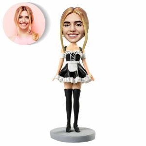 Ornaments |   Custom Bobblehead Lady In Sexy Dress Gift For Her Home & Living Ornaments