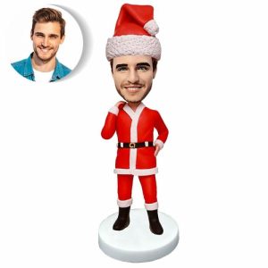 Ornaments |   Custom Bobblehead With Christmas Costume Christmas Gift For Boyfriend Home & Living Ornaments