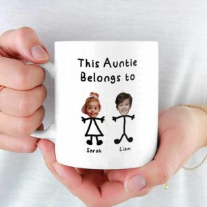 Ornaments |   Custom Photo And Name Mug Interesting Gift "This Auntie Belongs To" Home & Living Ornaments