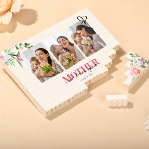 Ornaments |   Custom Picture And Engravable Rectangle Building Block Puzzle Mother’s Day Gift Home & Living Ornaments