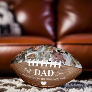 Ornaments |   Customizable Football Gift For The Best Dad Home & Living Ornaments