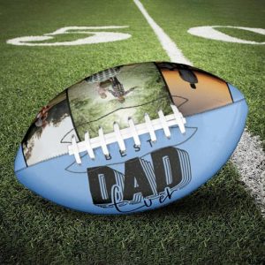 Ornaments |   Customizable Football With Photo As Father’s Day Gift Home & Living Ornaments