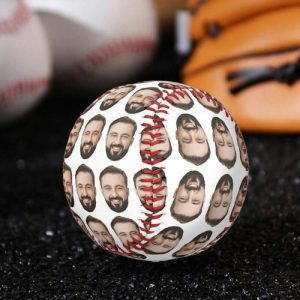 Ornaments |   Customized Baseball Funny Mash Face Gift For Friends Home & Living Ornaments