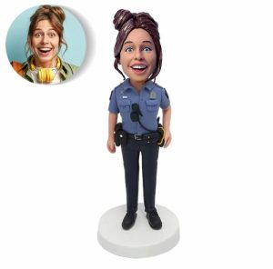 Ornaments |   Customized Bobblehead As A Gift For Police Officers Home & Living Ornaments