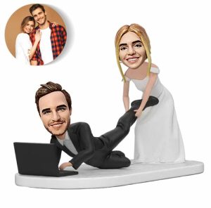 Ornaments |   Customized Bobblehead Funny Couple Wedding Gift Home & Living Ornaments