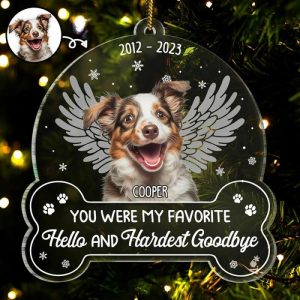 Ornaments |   Customized Pet Photo Christmas Ornaments Commemorative Christmas Gifts Home & Living Ornaments