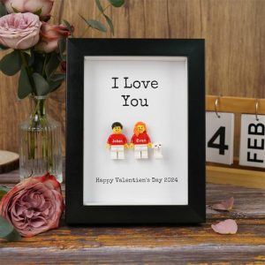 Ornaments |   "I Love You"Personalized Building Block Minifigure Frame Optional Animal Warm Valentine’s Day Gift Home & Living Ornaments