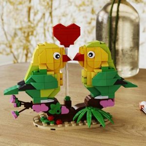 Ornaments |   Lovebirds Building Block Ornaments Are A Fun Valentine’s Day Gift Home & Living Ornaments