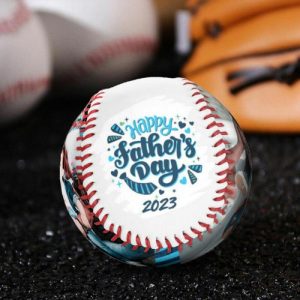 Ornaments |   Personalized Baseball Add Photos Gift For Father’s Day Home & Living Ornaments