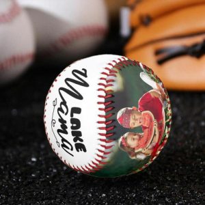 Ornaments |   Personalized Baseball Customizable Photo Gift For Mom Home & Living Ornaments