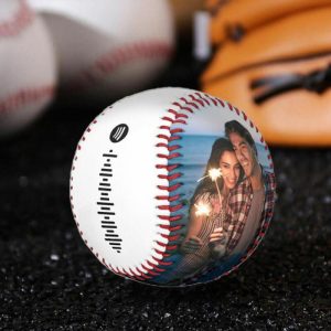 Ornaments |   Personalized Baseball With Spotify Song Gift For Couples Home & Living No