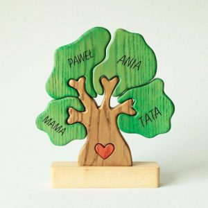 Ornaments |   Personalized Big Tree Puzzle Custom Names Christmas Gift For Family Home & Living Ornaments