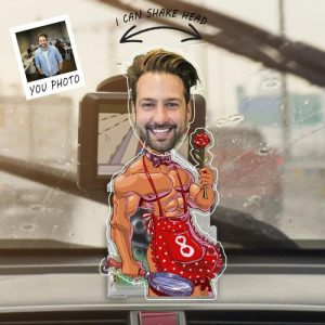 Ornaments |   Personalized Bobblehead Acrylic Stand Cook For You Muscle Man Design Funny Gift For Friends Home & Living Ornaments