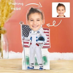 Ornaments |   Personalized Bobblehead Acrylic Stand Custom Photo Spaceman Design Attractive Gift For Kids Home & Living Ornaments