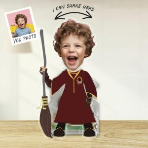 Ornaments |   Personalized Bobblehead Acrylic Stand Magic Boy Custom Photo Design Cool Gift For Kids Home & Living Ornaments